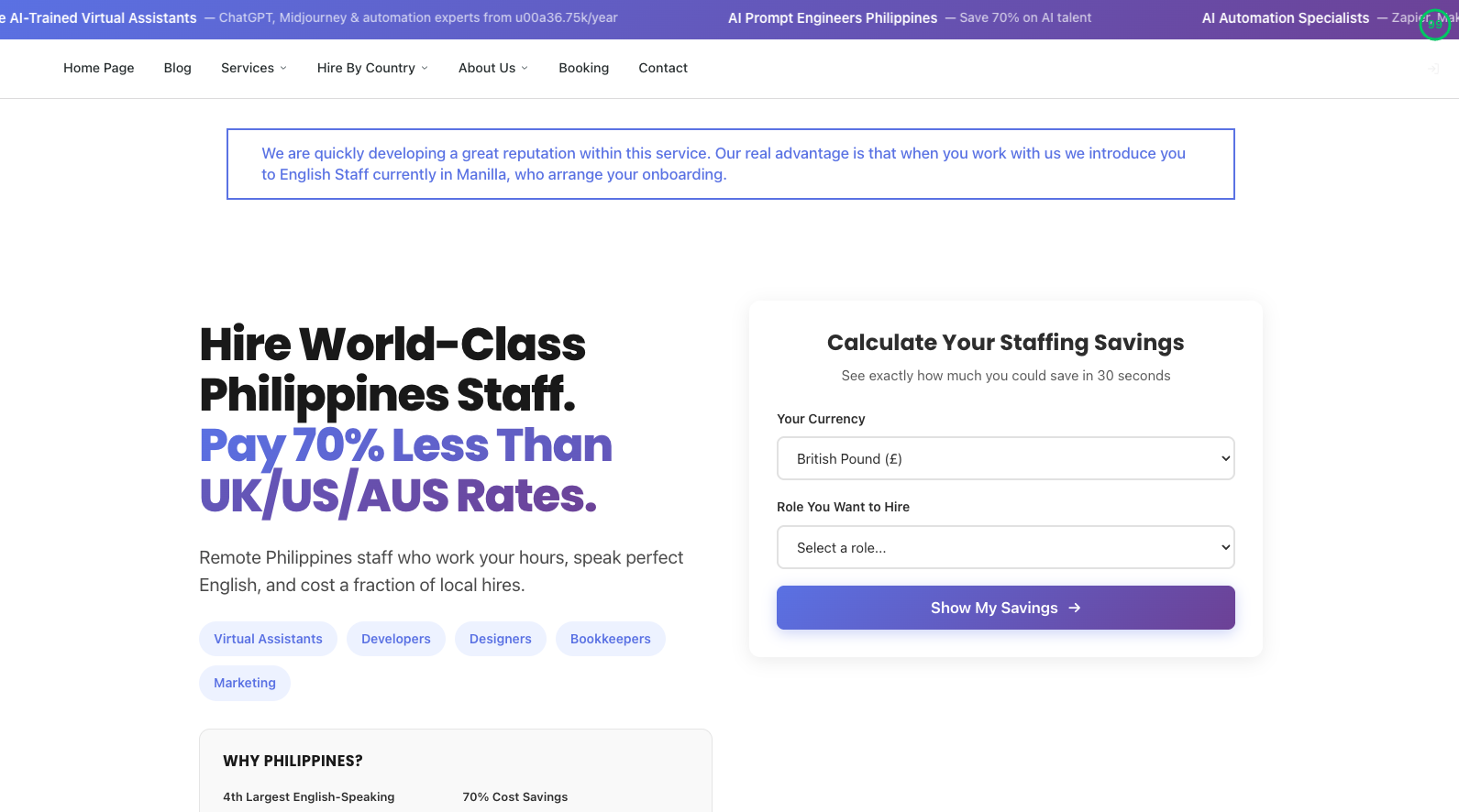 Screenshot of findnewstaff.com