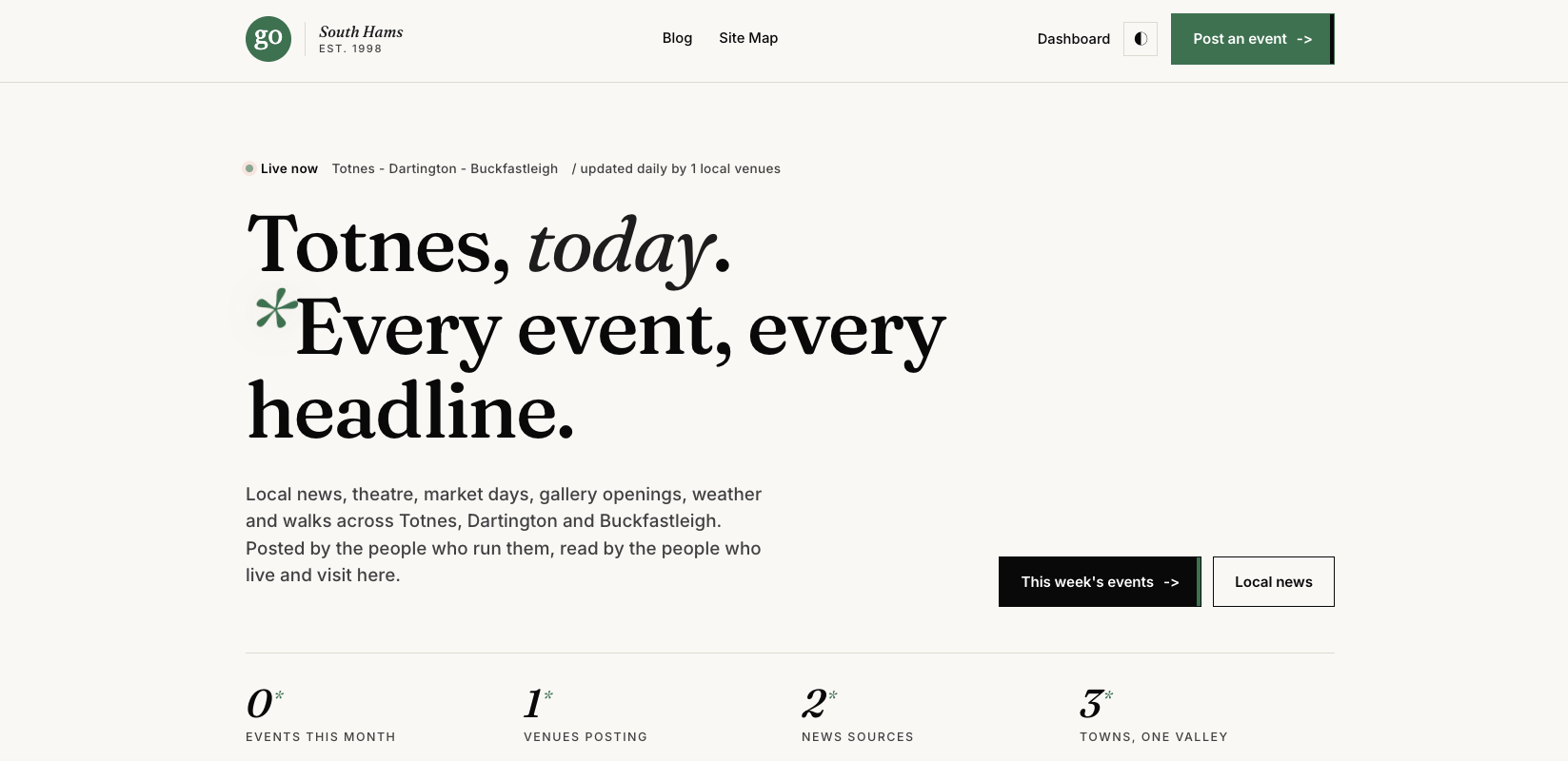 Screenshot of gototnes.com