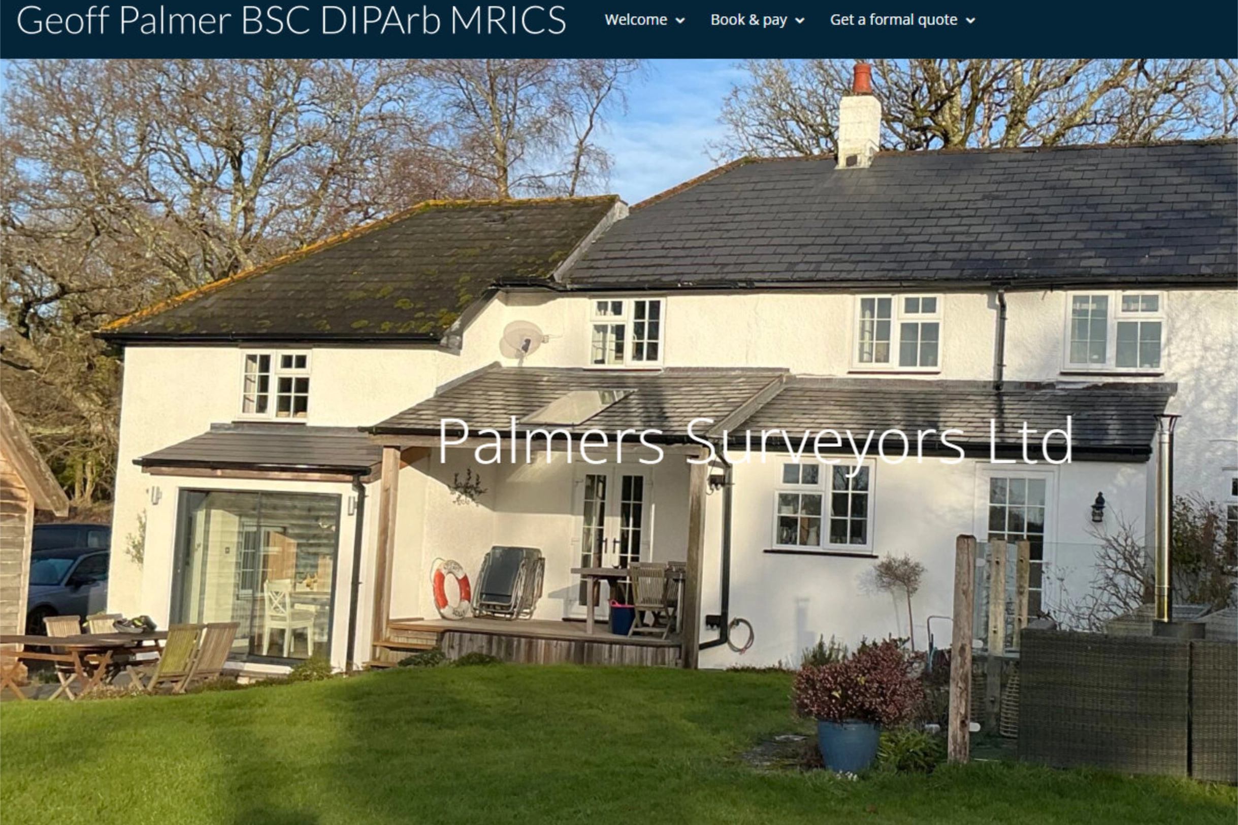 PSL Chartered Surveyors website screenshot